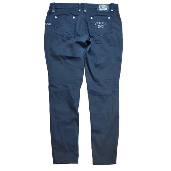 Coogi Jeans Mens Black Embroidered Logo Pocket Size 13/14 X 33 RN#121510 - Picture 2 of 14